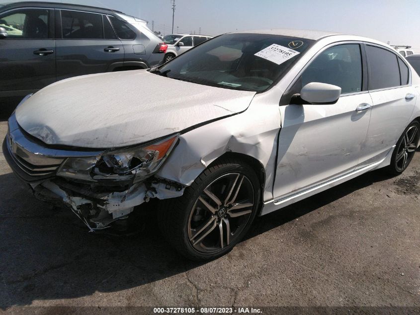 2017 HONDA ACCORD SEDAN SPORT - 1HGCR2F59HA155073