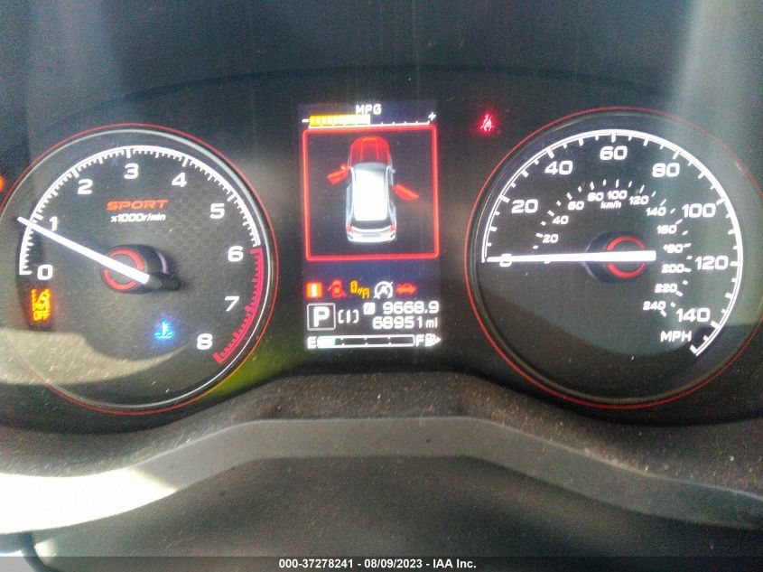 2019 SUBARU FORESTER SPORT - JF2SKAPC8KH509767