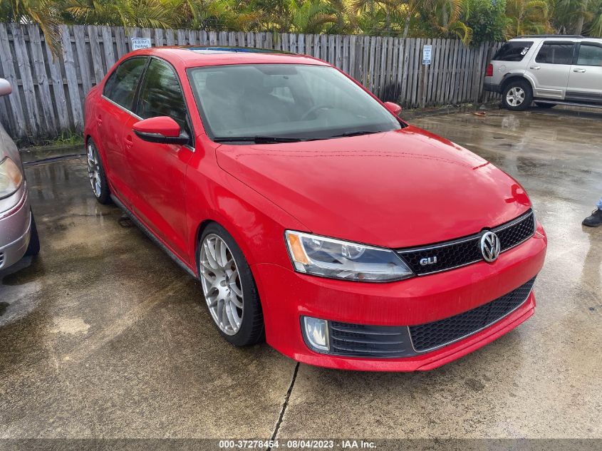 2014 VOLKSWAGEN JETTA SEDAN GLI AUTOBAHN - 3VW5S7AJ4EM209727