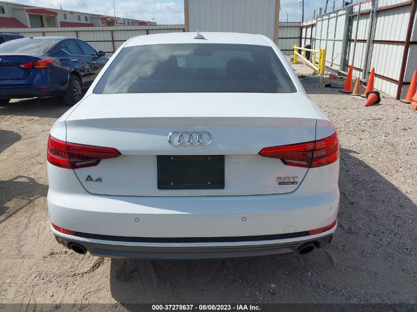 2017 AUDI A4 PREMIUM PLUS - WAUENAF4XHN064064