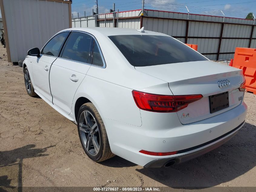 2017 AUDI A4 PREMIUM PLUS - WAUENAF4XHN064064