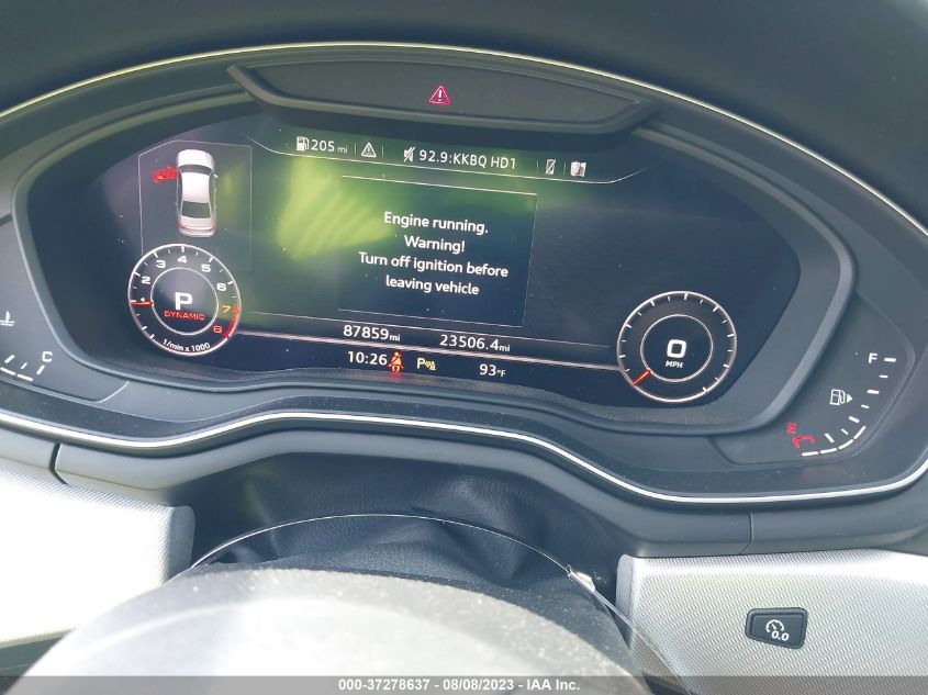 2017 AUDI A4 PREMIUM PLUS - WAUENAF4XHN064064