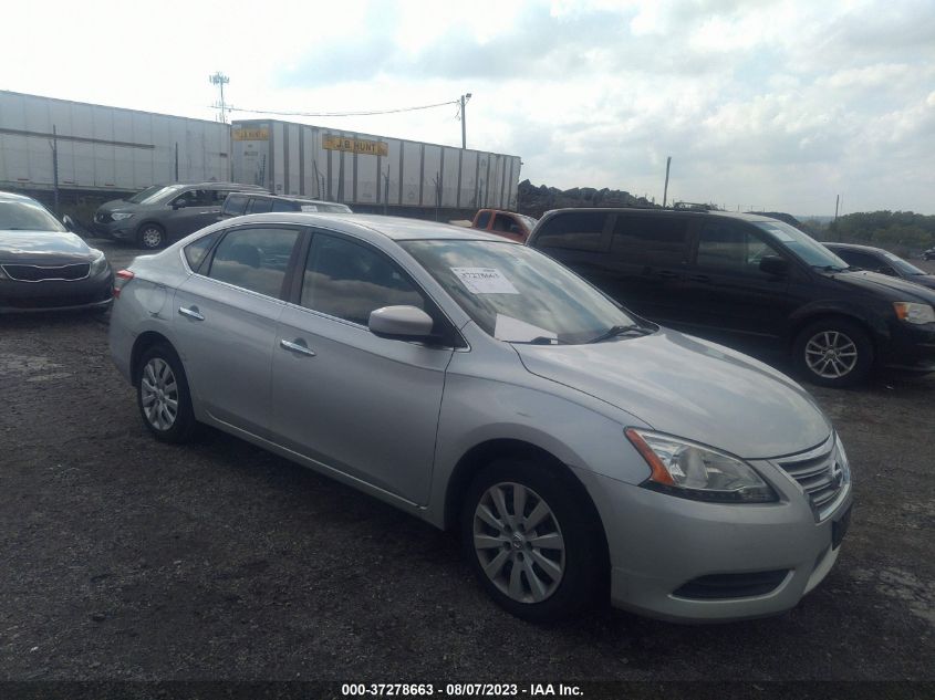 2013 NISSAN SENTRA SV - 1N4AB7AP3DN908637