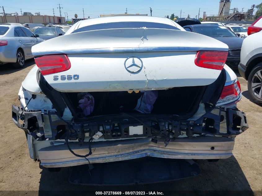 2016 MERCEDES-BENZ S-CLASS S550 - WDDXJ8FB3GA014276