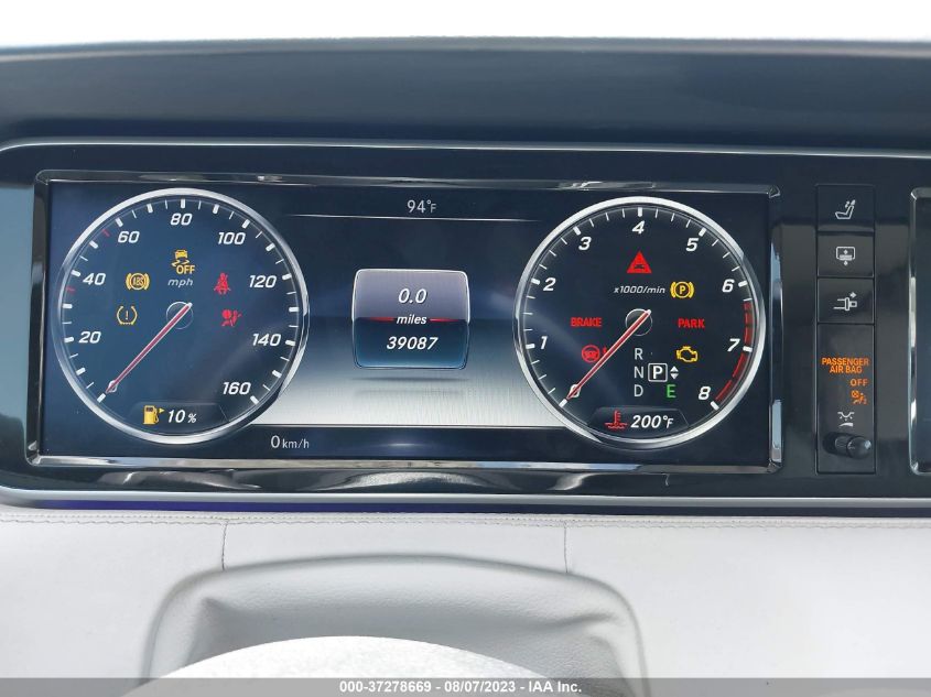 2016 MERCEDES-BENZ S-CLASS S550 - WDDXJ8FB3GA014276