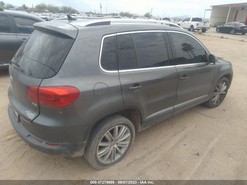 2016 VOLKSWAGEN TIGUAN SE - WVGAV7AX2GW579053