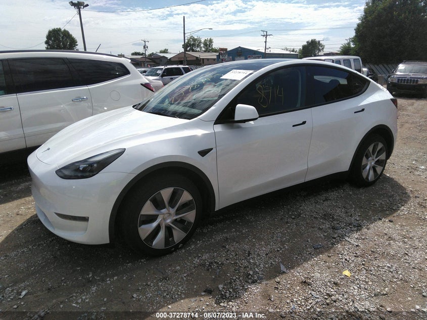 VIN 7SAYGDEE1PF702577 2023 TESLA MODEL Y LONG RANGE
