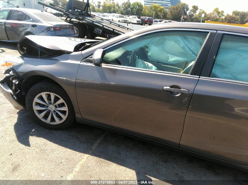 2016 TOYOTA CAMRY XLE/SE/LE/XSE - 4T4BF1FK4GR558783