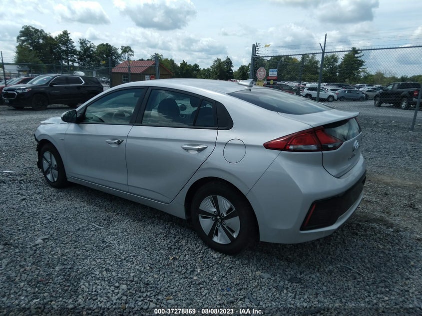 VIN KMHC65LC5HU047989 2017 HYUNDAI IONIQ HYBRID BLUE