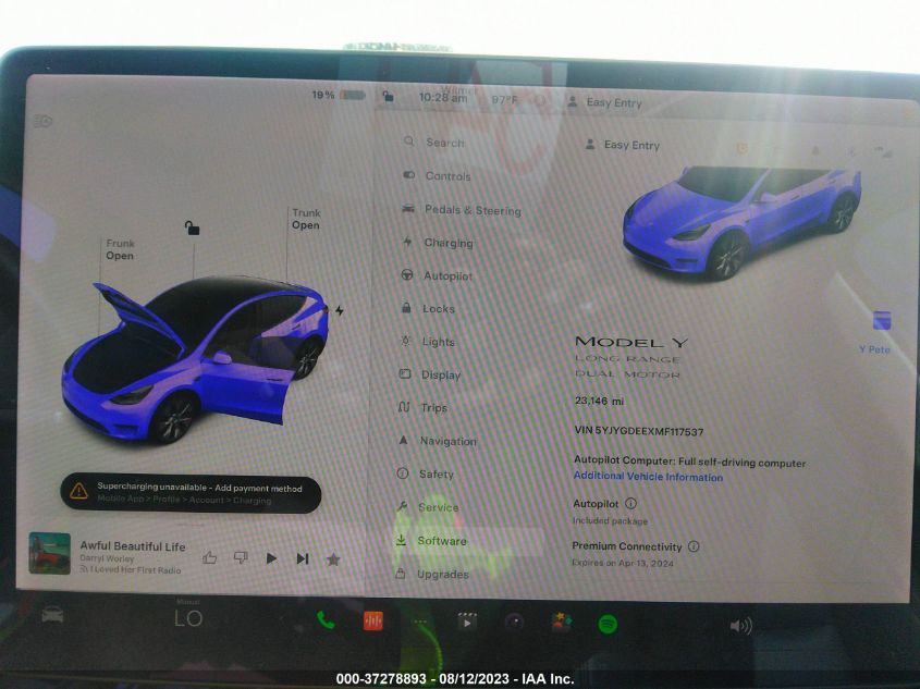 2021 TESLA MODEL Y - 5YJYGDEEXMF117537