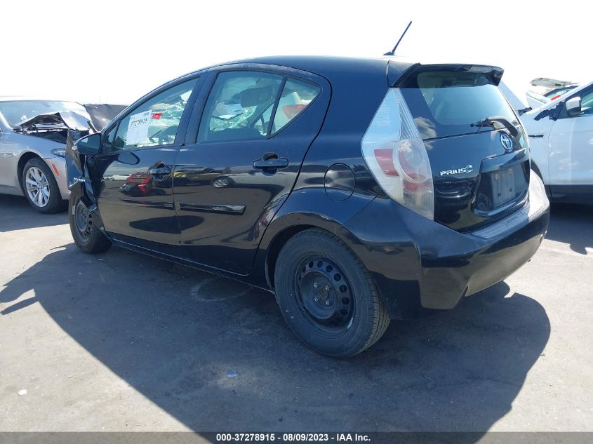2013 TOYOTA PRIUS C ONE/TWO/THREE/FOUR - JTDKDTB33D1044774