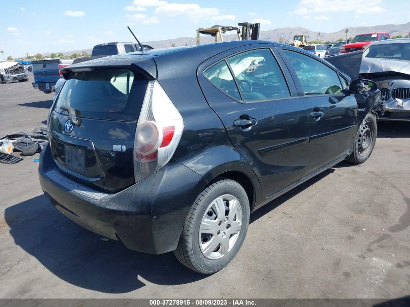2013 TOYOTA PRIUS C ONE/TWO/THREE/FOUR - JTDKDTB33D1044774