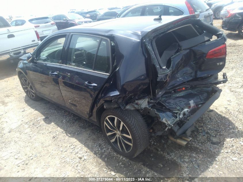 2017 VOLKSWAGEN GOLF S - 3VW217AU0HM056767