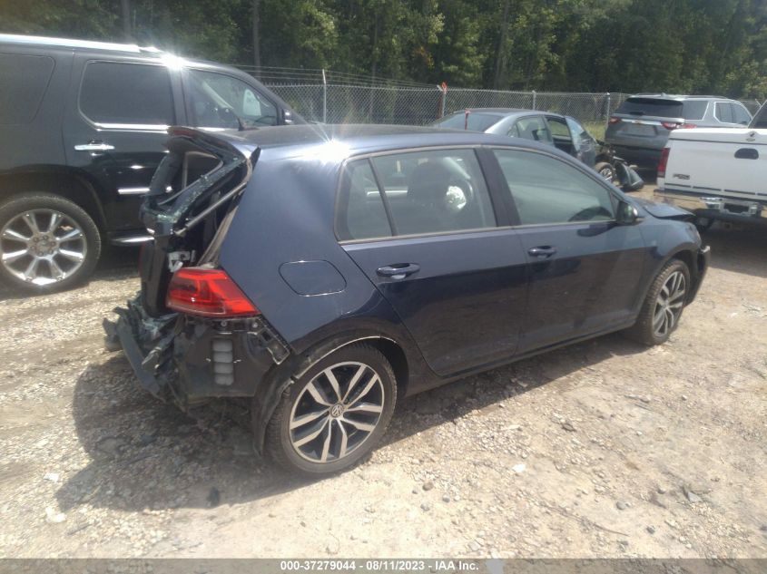 2017 VOLKSWAGEN GOLF S - 3VW217AU0HM056767