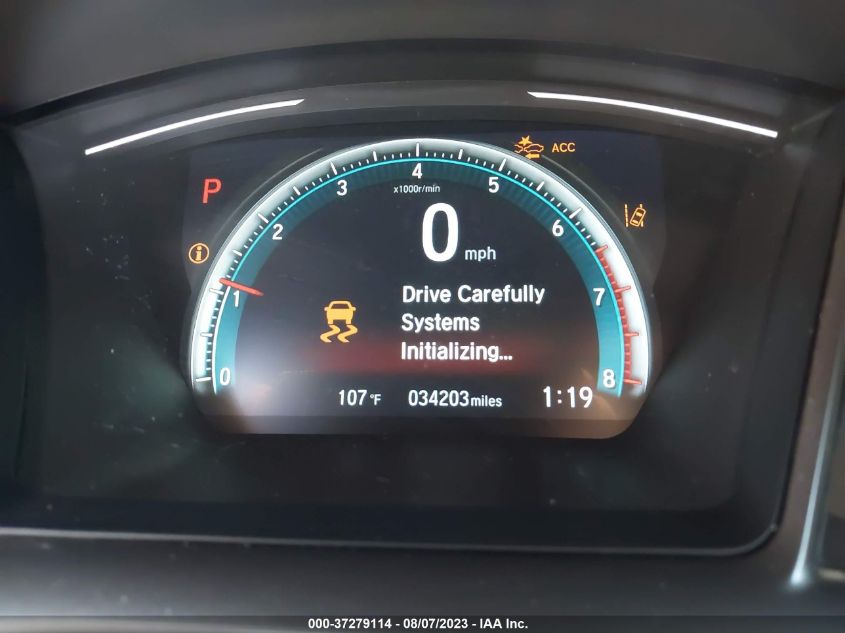 2019 HONDA CIVIC HATCHBACK EX - SHHFK7H68KU409582