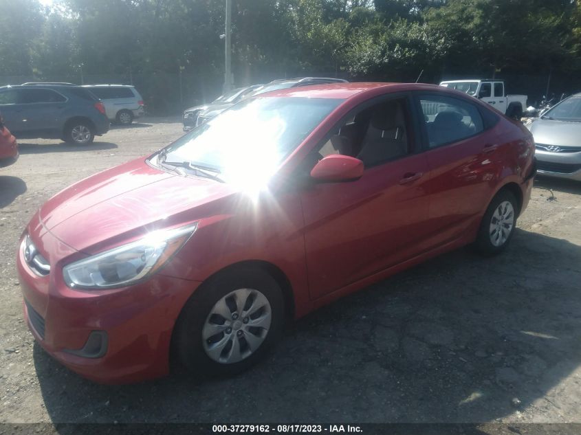 2016 HYUNDAI ACCENT SE - KMHCT4AE2GU953488