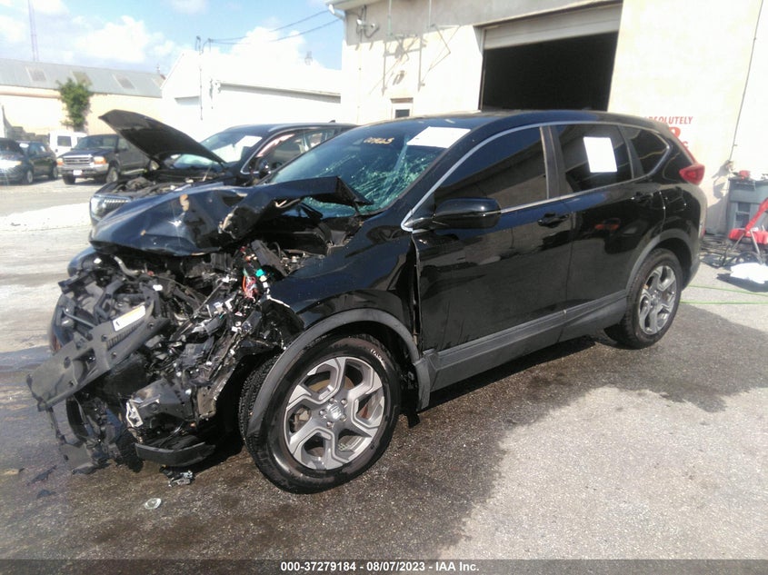VIN 7FARW1H50HE009665 2017 HONDA CR-V EX