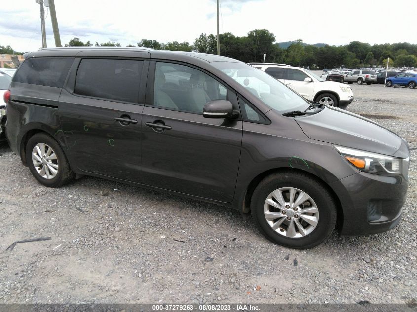 2016 KIA SEDONA LX - KNDMB5C19G6106385
