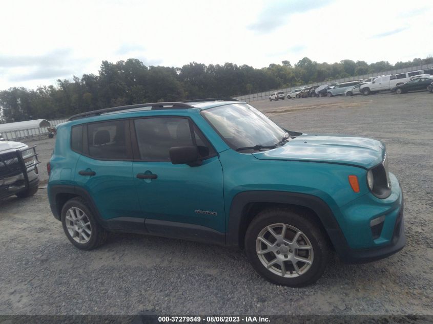 VIN ZACNJAAB3LPL03827 2020 JEEP RENEGADE SPORT