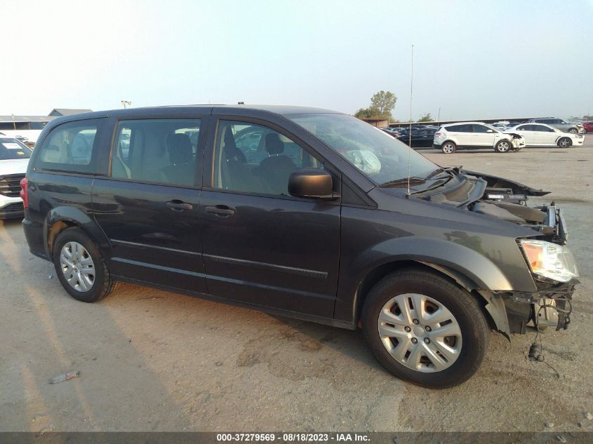 2016 DODGE GRAND CARAVAN AMERICAN VALUE PKG - 2C4RDGBG9GR277289