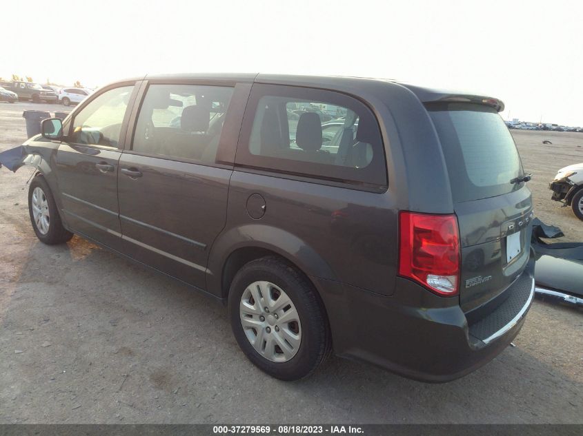 2016 DODGE GRAND CARAVAN AMERICAN VALUE PKG - 2C4RDGBG9GR277289