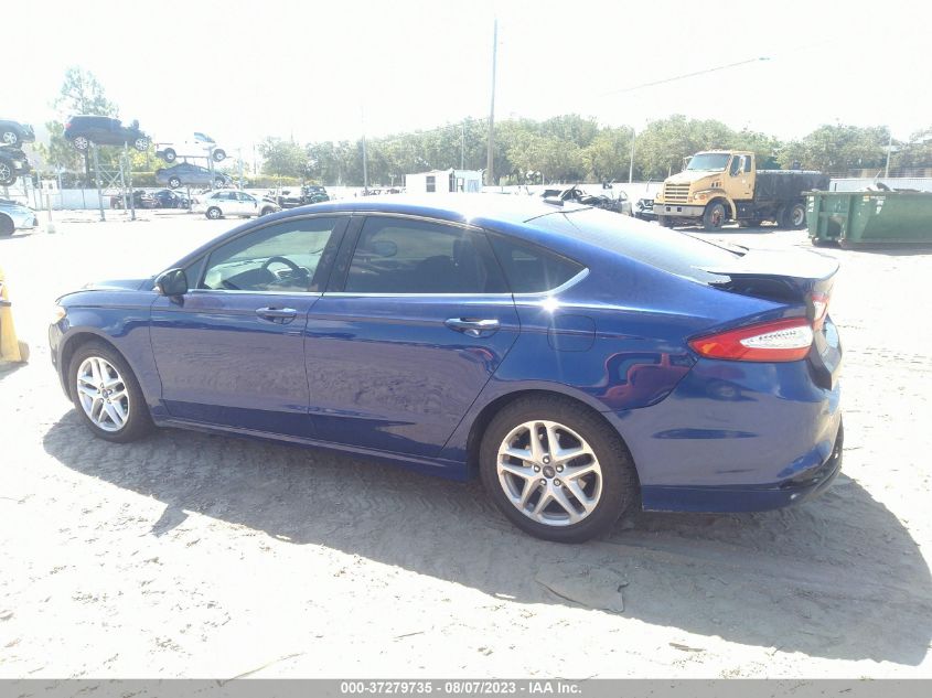2016 FORD FUSION SE - 3FA6P0H75GR244122
