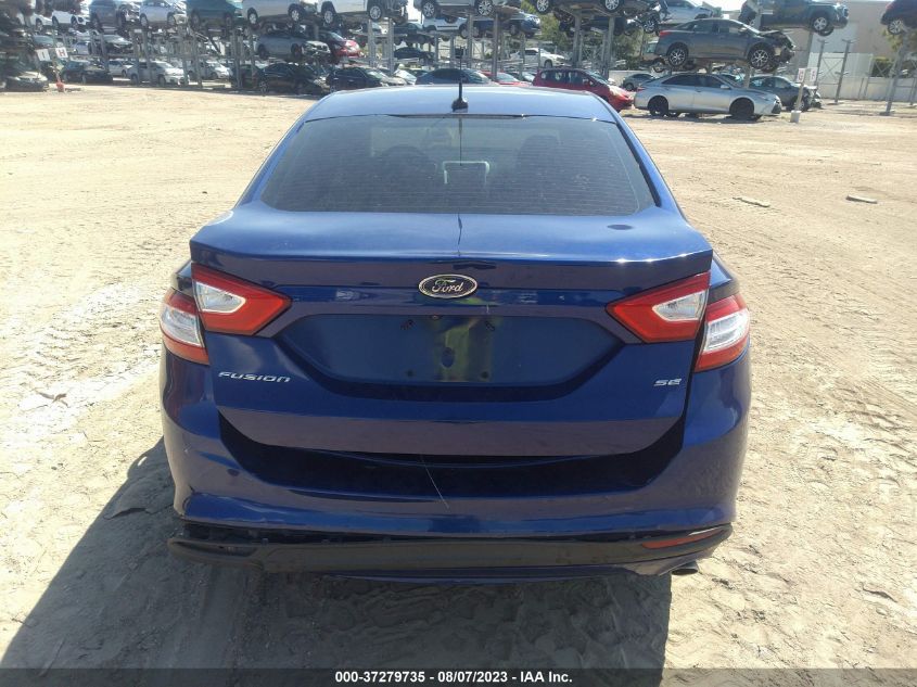 2016 FORD FUSION SE - 3FA6P0H75GR244122