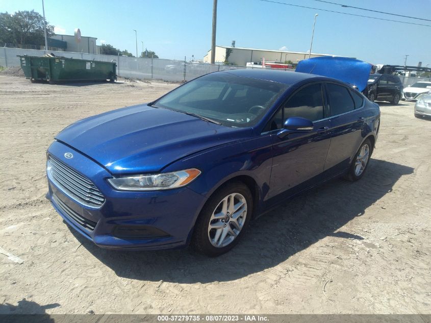 2016 FORD FUSION SE - 3FA6P0H75GR244122