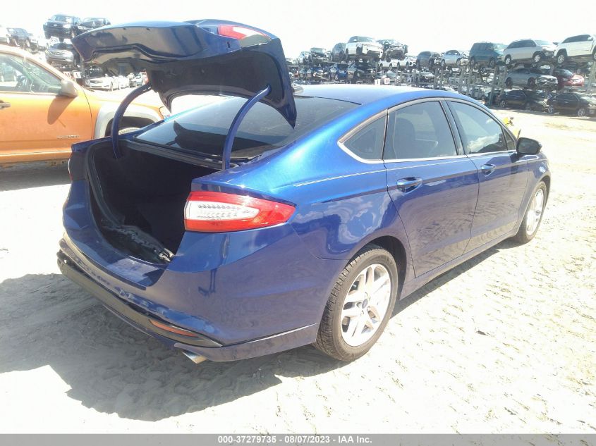 2016 FORD FUSION SE - 3FA6P0H75GR244122