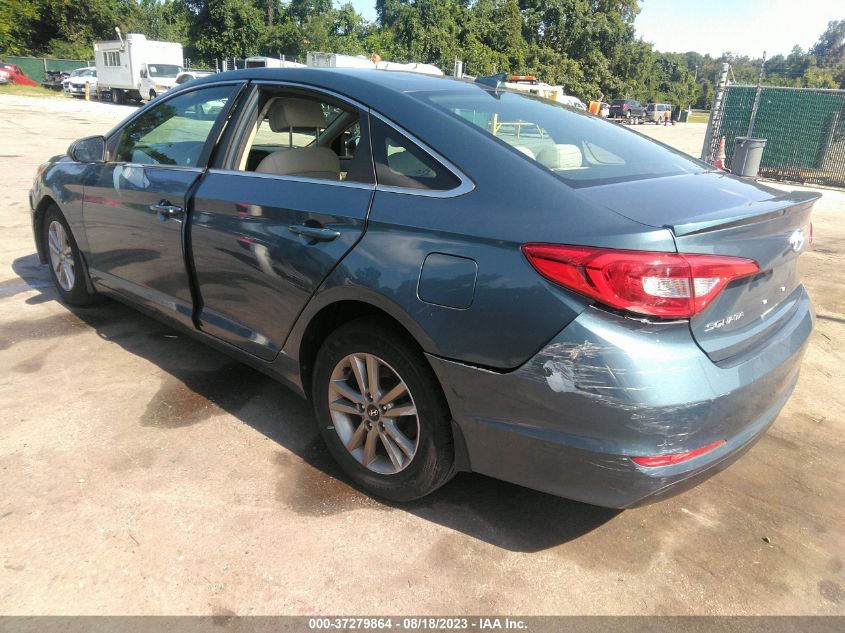 2015 HYUNDAI SONATA 2.4L SE - 5NPE24AF0FH211284