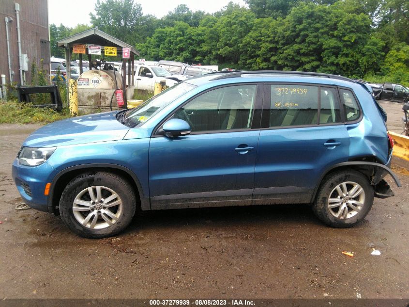 2017 VOLKSWAGEN TIGUAN - WVGBV7AX4HK016986