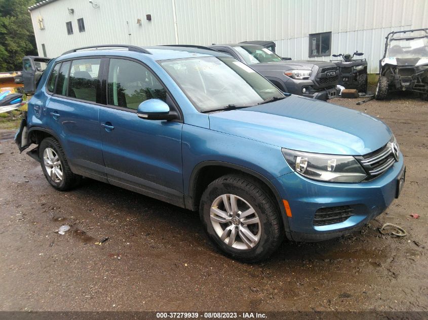 2017 VOLKSWAGEN TIGUAN - WVGBV7AX4HK016986