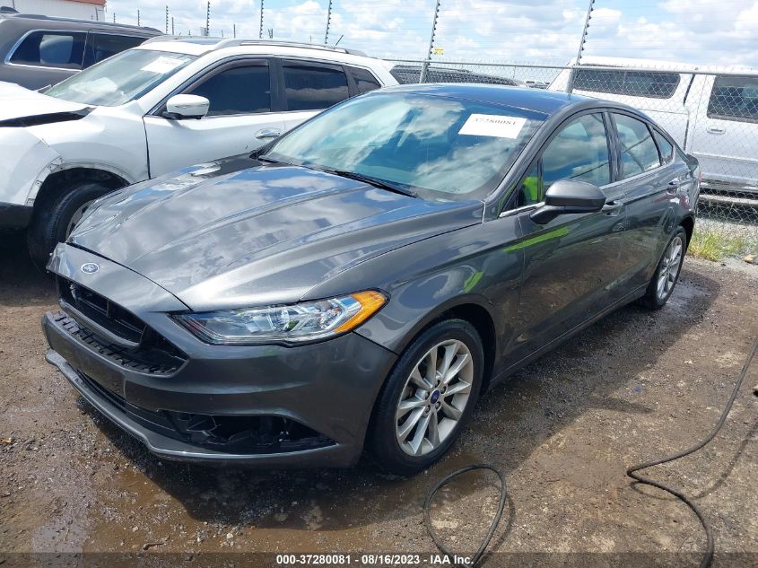 2017 FORD FUSION SE - 3FA6P0H73HR182088