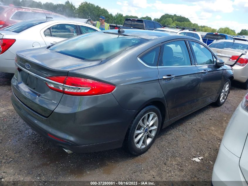 2017 FORD FUSION SE - 3FA6P0H73HR182088