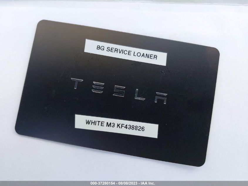 2019 TESLA MODEL 3 LONG RANGE/PERFORMANCE - 5YJ3E1EB9KF438826