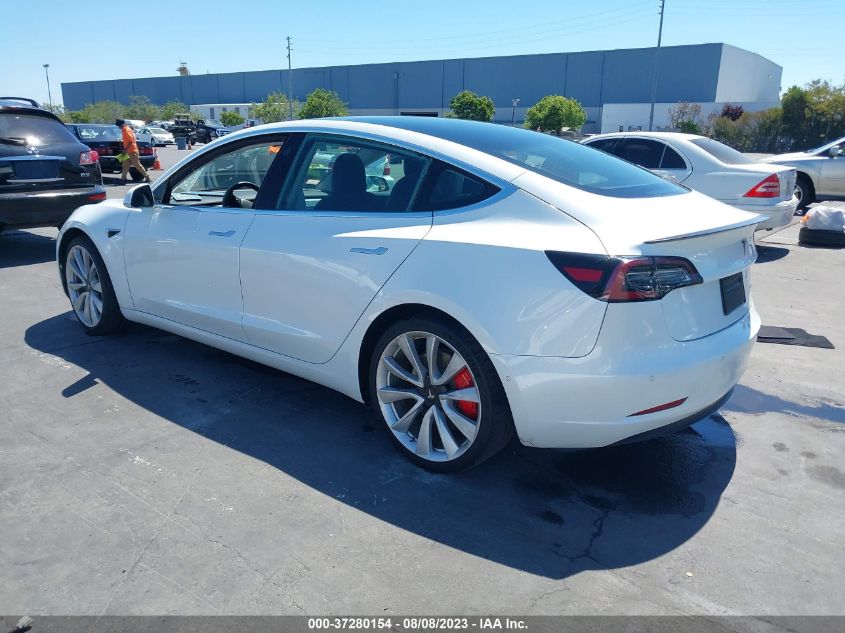 2019 TESLA MODEL 3 LONG RANGE/PERFORMANCE - 5YJ3E1EB9KF438826