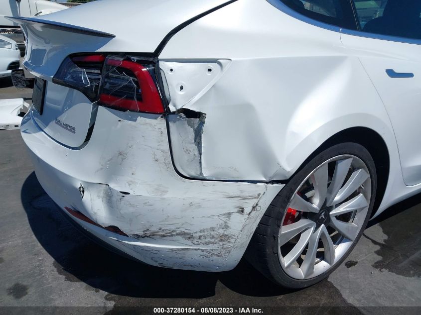 2019 TESLA MODEL 3 LONG RANGE/PERFORMANCE - 5YJ3E1EB9KF438826