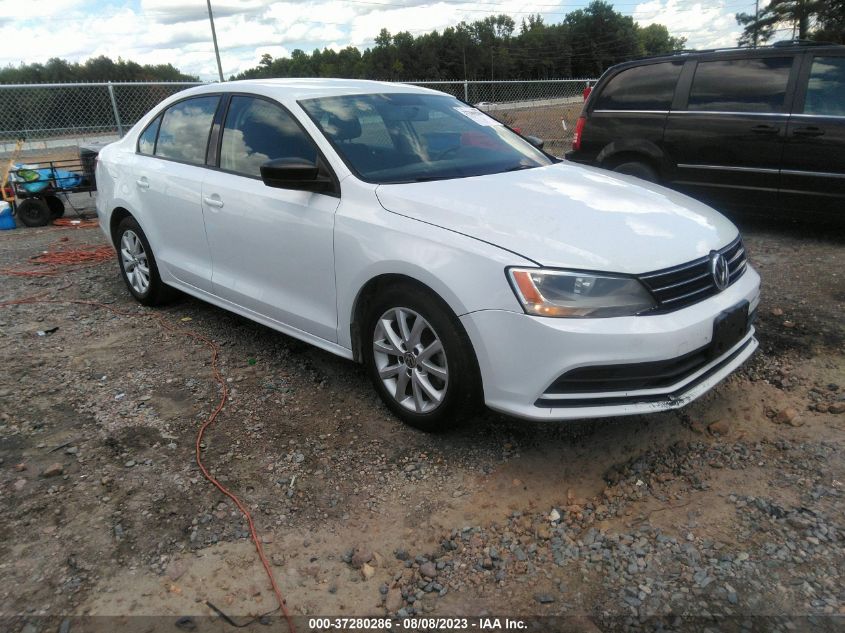 2015 VOLKSWAGEN JETTA SEDAN 1.8T SE - 3VWD17AJ2FM285270