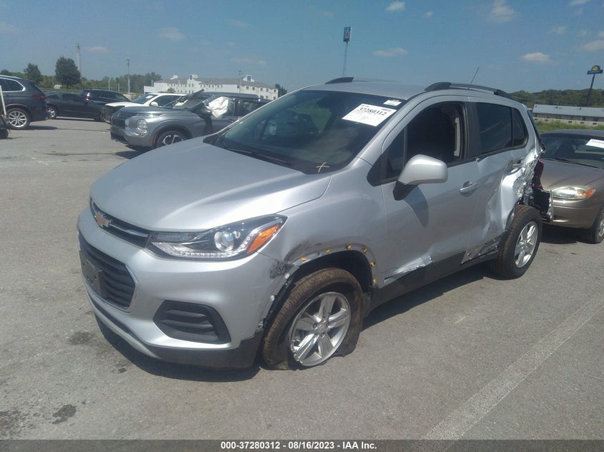 VIN KL7CJPSM7NB560447 2022 CHEVROLET TRAX LT
