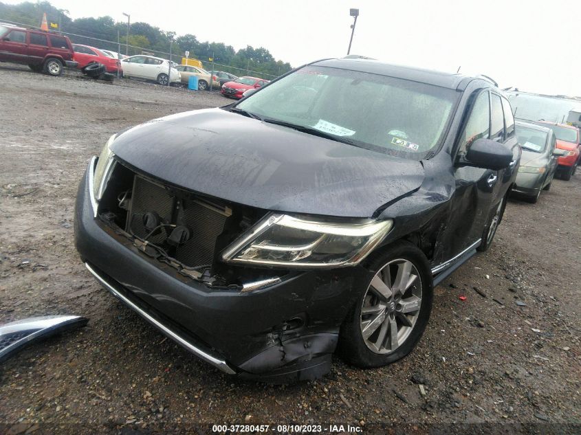 2014 NISSAN PATHFINDER PLATINUM - 5N1AR2MM6EC681463