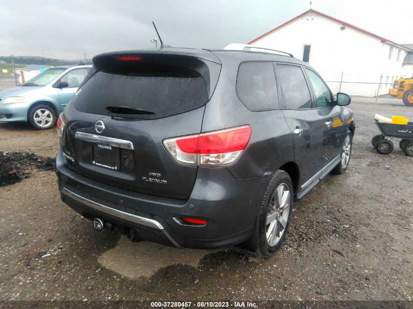 2014 NISSAN PATHFINDER PLATINUM - 5N1AR2MM6EC681463
