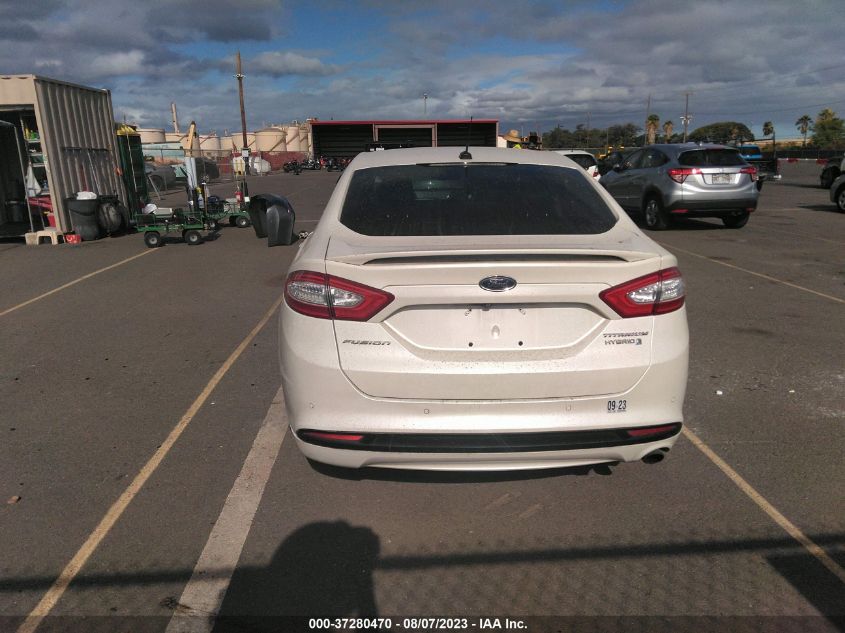 2015 FORD FUSION TITANIUM HYBRID - 3FA6P0RU3FR244820