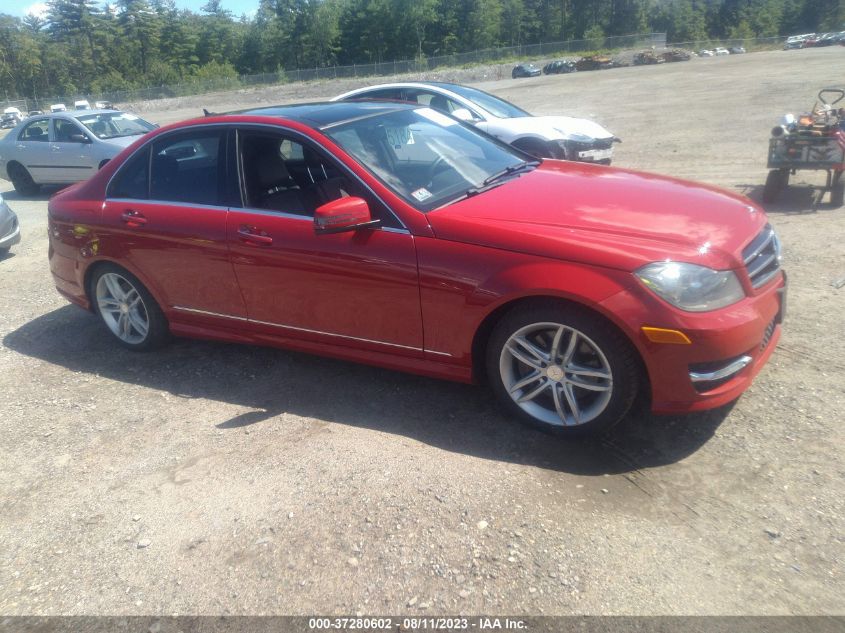 2014 MERCEDES-BENZ C-CLASS C 300 LUXURY - WDDGF8ABXEA939689