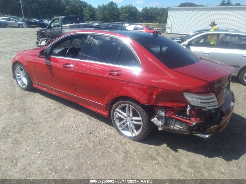 2014 MERCEDES-BENZ C-CLASS C 300 LUXURY - WDDGF8ABXEA939689