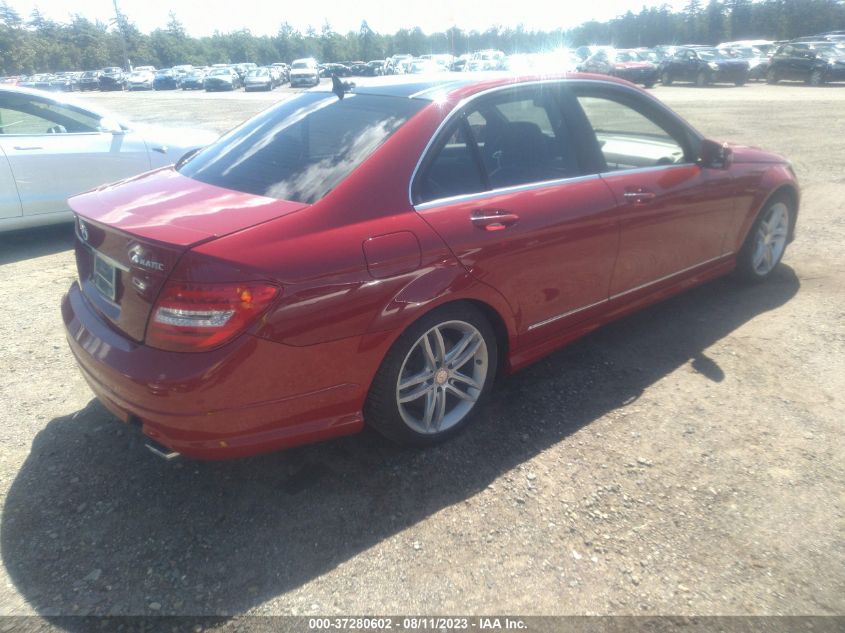 2014 MERCEDES-BENZ C-CLASS C 300 LUXURY - WDDGF8ABXEA939689
