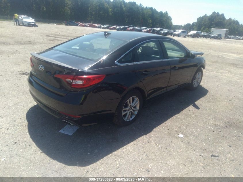 2016 HYUNDAI SONATA 2.4L SE - 5NPE24AF5GH310748