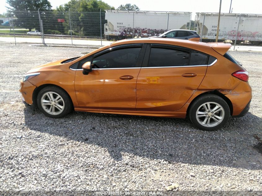 2017 CHEVROLET CRUZE LT - 3G1BE6SM5HS577584