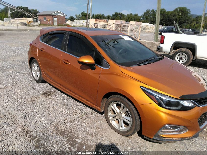 2017 CHEVROLET CRUZE LT - 3G1BE6SM5HS577584