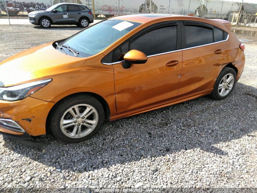 2017 CHEVROLET CRUZE LT - 3G1BE6SM5HS577584