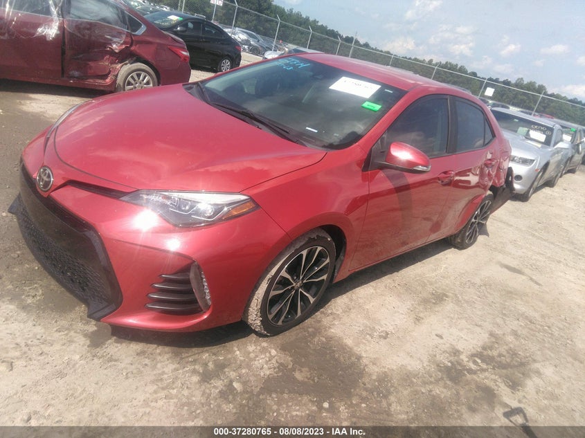 VIN 2T1BURHE2KC220704 2019 TOYOTA COROLLA L/LE/SE/XLE/XSE
